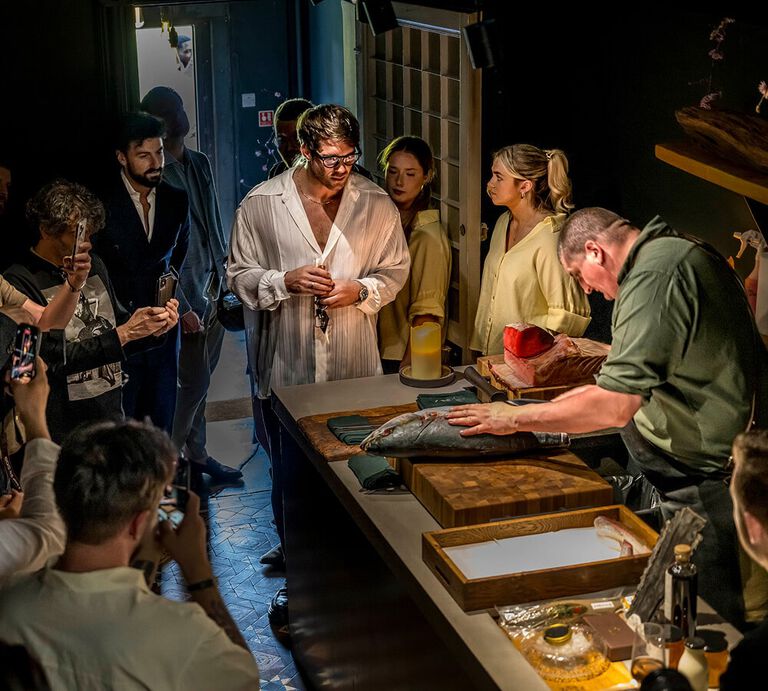  Chef Patron and owner, Gareth Ward dining experience