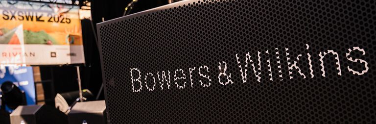 Bowers & Wilkins speakers at SXSW 2025