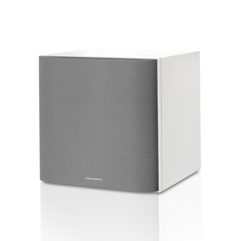 ASW608 - White Front woofer covered