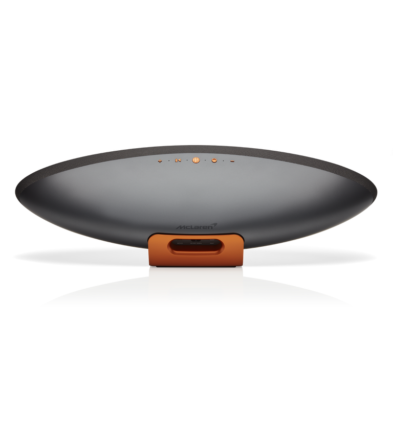 Zeppelin McLaren Edition, Galvanic Grey & Papaya, dynamic