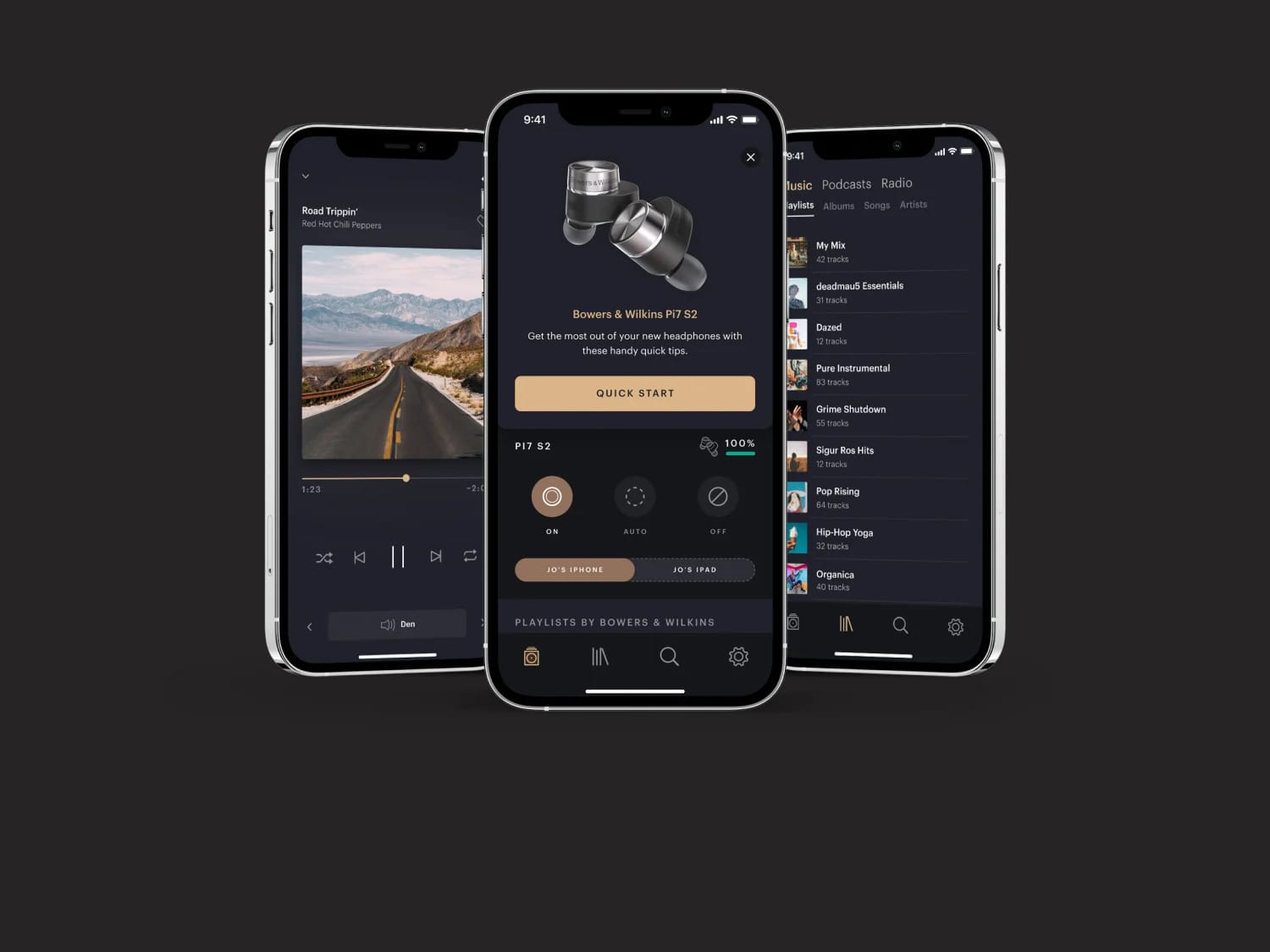 Pi7 S2 - Bowers & Wilkins Music app